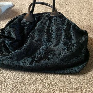 Velvet handbag